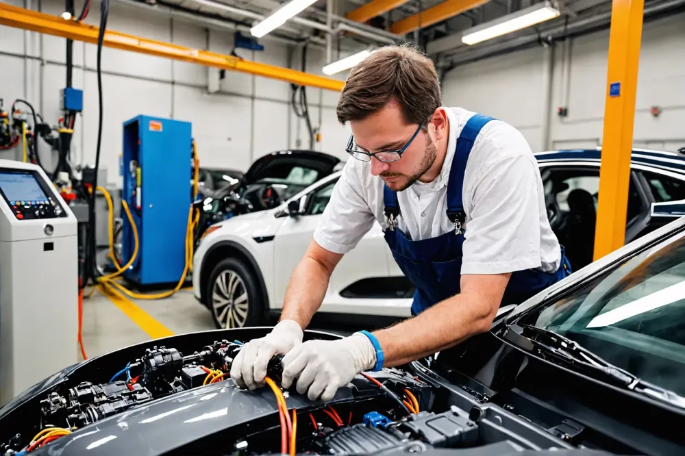 Réparation voiture électrique près de Vayres